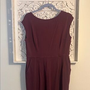 Old Navy Burgundy Jumpsuit with Pockets